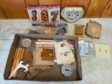 Misc. Household Switch Plates, Interesting Folk Art Item and More!