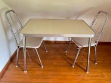 Vintage Youth Table and 2 Chairs