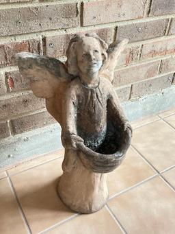 Concrete Angel Planter