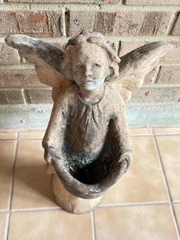 Concrete Angel Planter