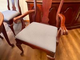 Mahogany Dining Room Table with 8 Chairs