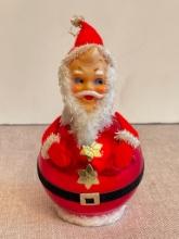 Vintage Glass Santa Claus Christmas Ornament