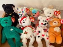 Group of Beanie Babies