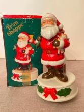 Vintage Musical Jolly Santa Claus