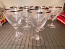 Silver Overlay Water Glasses