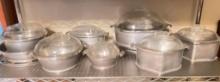 Large Group of Guardian Ware with Glass Lids