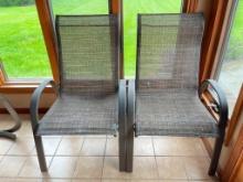 Pair of Aluminum Patio Chair