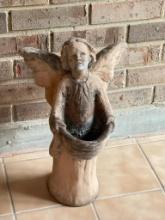 Concrete Angel Planter