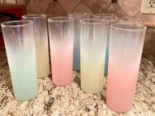 Set of 8 Tall Drinking Glasses