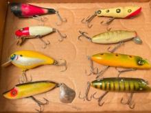 Group of Vintage Wooden Fishing Lures