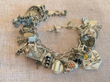 Sterling Silver Charm Bracelet