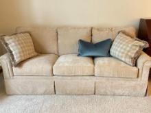 Henredon Couch with Throw Pillows