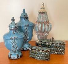 Group of Contemporary Decor Items