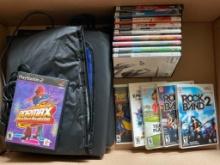 Playstation 2 and Wii Games with Accessories