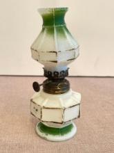Vintage Mini Glass Oil Lamp