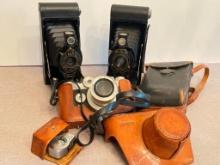 Group of Vintage and Antique Cameras