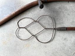 Sickle Bar Handle and Antique Rug Beater