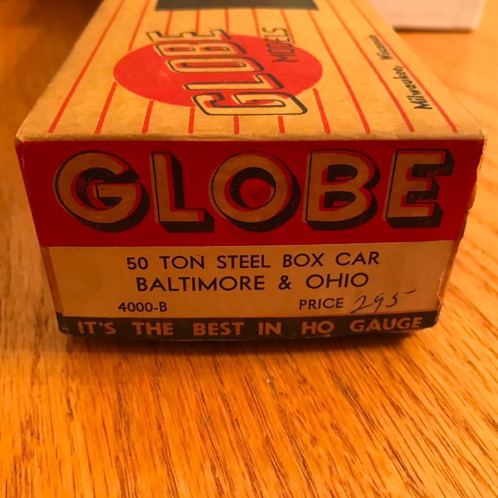 Group of 4 Model Train Cars
