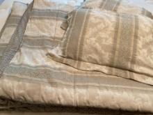 Queen Size Comforter with Shams and Bed Skirt