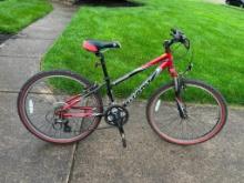 Red and Black Giant Boulder Mountain Bike