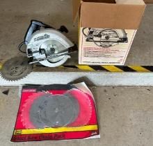 Craftsman Sawmill Electric Circular Saw with Blades, 2 1/8HP, 10AMP