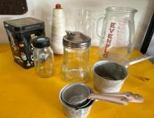 Vintage Kitchen Glassware Lot