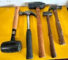 Group of Five Hammers