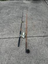 Pair of Fishing Poles with Reels