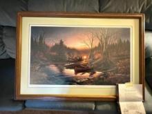 Framed Terry Redlin Print - Numbered