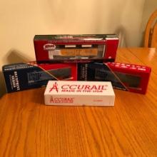 Group of 4 Model Train Cars