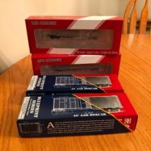Group of 4 Model Train Cars