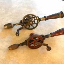 Pair of Hand Crank Drills