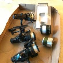 Group of Fishing Reels and Parts