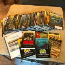 Group of Infisherman Magazines and Fishing Books