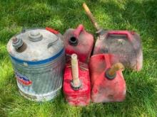 Group of Gas Cans