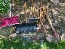 Group of Shed Long Handled Tools