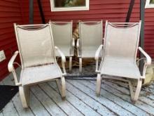 Set of 4 Outdoor Chairs