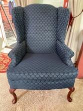 Upholstered Wing Back Chair