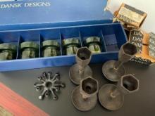 Group of Dansk Denmark Candle Holders