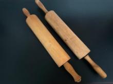 Pair of Vintage Wooden Rolling Pins