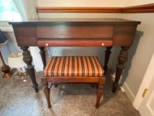 Anitque Secretary / Writing Desk with Bench