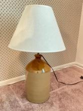 Converted Crock Jug Lamp