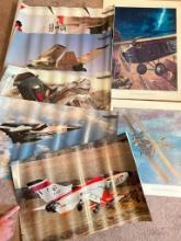Group of Airplane Posters