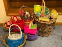 Group of Wicker Baskets and Accents