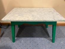 Short Painted Table