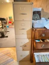 Pair of Metal 2 Drawer Filing Cabinets