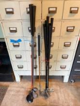 Mixed Group of Golf Clubs