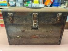 Vintage Craftsman Metal Tool Box with Contents