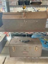 Pair of Metal Tool Boxes with Contents