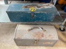 Pair of Metal Tool Boxes